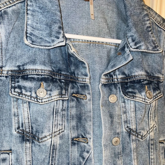 Free People Rumors Cropped Jean Jacket XS - Picture 16 of 16